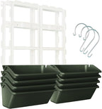 8 Pockets Vertical Garden Wall Planter Raised Beds Hanging Planter Wall Mounted - Image 7