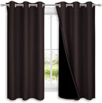 NICETOWN Complete 100% Blackout Curtains, Thermal Insulated & Energy Efficiency by NICETOWN