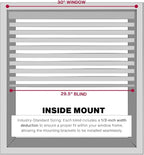 LOTUS & WINDOWARE Cordless 1" Vinyl Blind, Room Darkening, Horizontal Blinds - Image 4