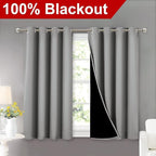 NICETOWN 100% Blackout Curtains - Image 2