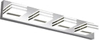 LED Vanity Lights for Bathroom 4 Light Bathroom Lamp over Vanity 27Inch Bathoom by BrightUpHomeWithLight