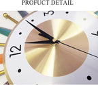 Large Wall Clock 22 Inch Modern Wall Clock Starburst Mid-Century Modern Decor - Image 8