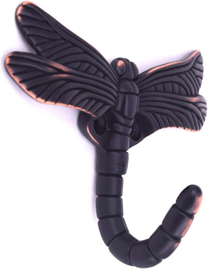 Dragonfly Hooks Wall Hooks for Hanging, Oil Rubbed Bronze Coat Hooks Wall - Image 2