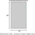 RYB HOME Extra Wide Curtains for Divider Room Separation Soundproof Temporary - Image 10