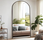 Rowjut Floor Full Length Mirror, Arched Mirrors Full Length 81"x41" - Image 6