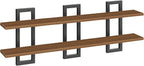 HOOBRO Floating Shelves, 15 Inch Wall Shelf Set of 3, Wall Mounted Storage - Image 9