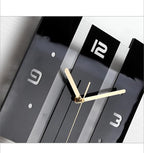 SHISEDECO Creative Mute Modern Large Pendulum Clock in Black and White Color - Image 5