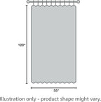 NICETOWN Room Darkening Curtains 120 inch Length 2 Panels, Peacock Teal - Image 9