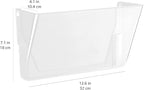 Amazon Basics Expandable Plastic Wall File Organizer, Hanging File Holder - Image 5