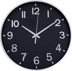 HZDHCLH Modern Wall Clocks Battery Operated, 12 inch Silent Non Ticking Round by HZDHCLH