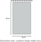 ave split Decorative Door String Curtain Wall Panel Fringe Window Panel Drapes - Image 8