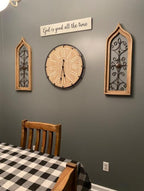 24 Inch Large Farmhouse Wall Clock - Image 6
