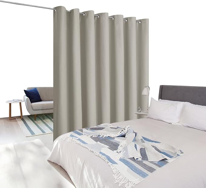 NICETOWN Wall Dividers for Rooms, Room Divider Curtain Screen Partitions - Image 2