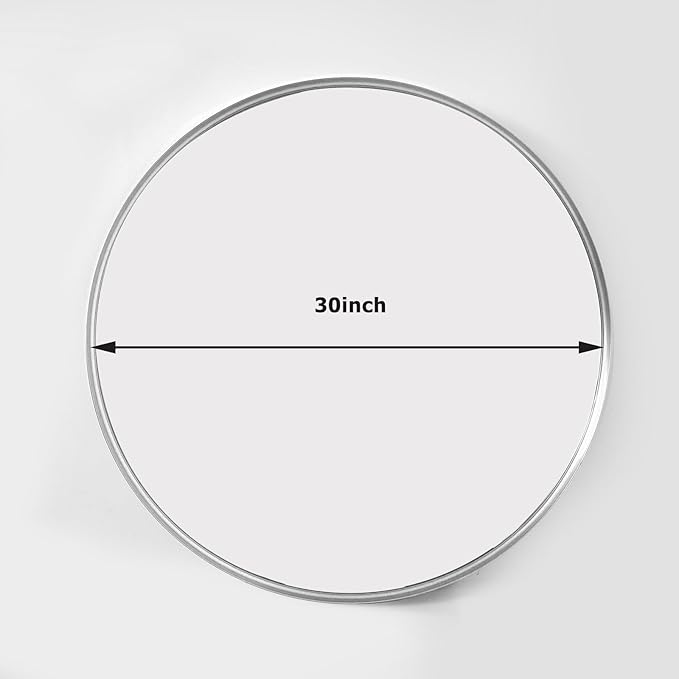 30 Inch Round Bathroom Mirror - Image 9