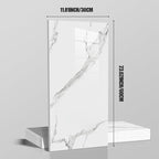 10pcs Thick Marble Peel and Stick Waterproof Wall Panels, Heat-Resistant - Image 4