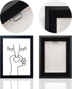 Framed Black and White Bathroom Wall Art Funny Bathroom Wall Decor Signs Bad - Image 4