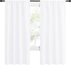 NICETOWN 50% Light Blocking Kitchen Curtains - Image 2