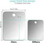 APHUIME Deluxe Large Fogless Shower Mirror, Fogless Shaving Mirror, Anit-Fog - Image 3