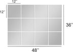 TRAHOME Home Gym Mirror Tiles for Wall, Living Room, Over The Door - Image 6