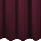 LEMOMO Blackout Curtains 66 x 54 Inch Long Burgundy Red Curtains Set of 2 - Image 8