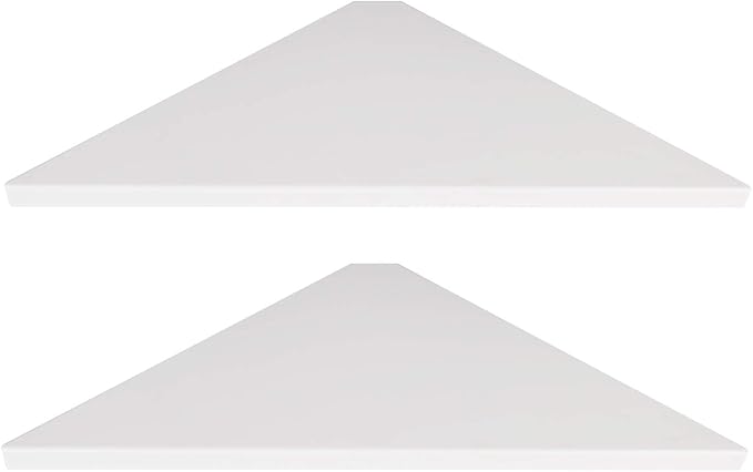 evron Corner Mounting Shelf Set of 2 – Easy to Install Floating Wall Shelves by evron