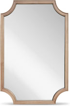 WallBeyond 24" x 36" Full Scalloped Corners Arch Rectangle Wall Mirror - Image 8