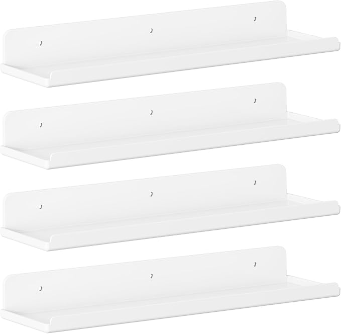Lifewit Floating Shelves for Bathroom, Acrylic Wall Organizer for Perfume by Lifewit