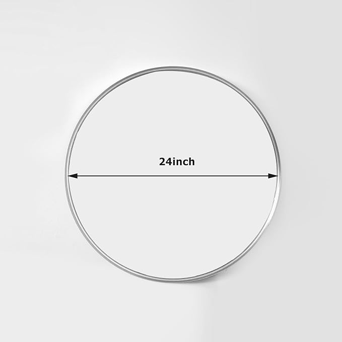 24 Inch Round Bathroom Mirror - Image 8