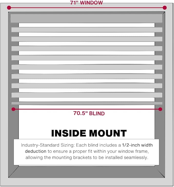 LOTUS & WINDOWARE Cordless Mini Blind, Window Blinds - Image 4