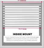LOTUS & WINDOWARE Cordless Mini Blind, Window Blinds - Image 4