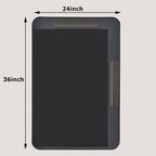 Easly Silver Bathroom Mirror for Wall, 36x24 Inch Rectangular Aluminum Alloy - Image 8