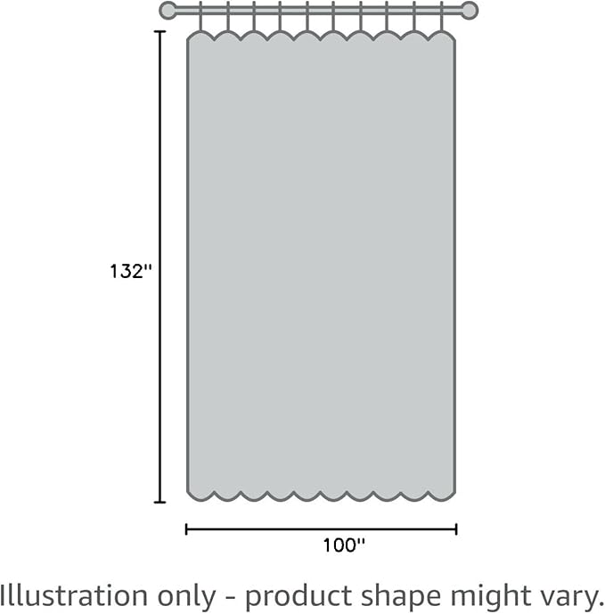 NICETOWN Sliding Glass Door Curtain Extra Long 132 inches Long, Grommet Thermal - Image 8