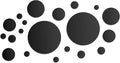 Shappy 32 Pcs Acrylic Mirror Wall Stickers Removable Round Wall Decal Circle by Shappy