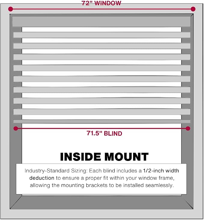 LOTUS & WINDOWARE Cordless Mini Blind, Window Blinds - Image 4