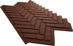 EverStone Herringbone Faux Brick Panel, 46 1/2"W x 25 1/4"H x 1"D - Image 6