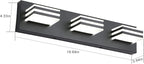 Black Vanity Lights 3 Light Bar Light - Image 3