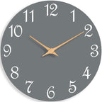 Roymnie Wall Clock 14 Inch, Modern Wall Clocks Battery Operated, Silent Non by Unknown