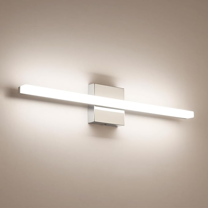 Combuh Lights for Bathroom Vanity Fixtures Above Mirror Soft Shadow Free Wall by Combuh