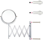 Welllink 8Inch Max Wall Mounted Bathroom Mirror, 10X Magnification - Image 9