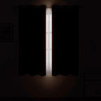LEMOMO Chocolate Brown Blackout Curtains 42 x 54 Inch Length Set of 2 Panels - Image 3