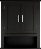 VINGLI Bathroom Wall Cabinet, Adjustable Hanging Storage Organizer Over Toilet - Image 9
