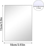 10Pcs Acrylic Mirror Tiles for Wall Decor, Living Room, Tables Centerpieces - Image 2
