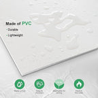 Smooth White Drop Ceiling Tile 2ft x 2ft, Ceiling Panel 24 x 24in – Waterproof - Image 7