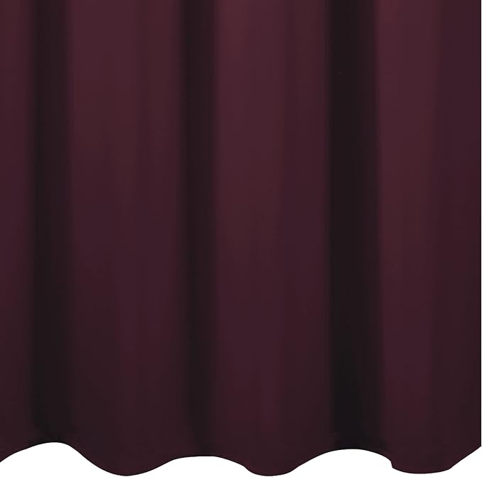 LEMOMO Burgundy Red Thermal Blackout Curtains/52 x 54 Inch/Set of 2 Panels Room - Image 9