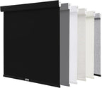 AOSKY No Drill Cordless Blackout Roller Shades by AOSKY