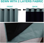 NICETOWN Extra Long Truly Blackout Drapes - Image 5