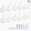 Dntorx Coat Rack Wall Mount, 2 Pack Coat Hooks Hanger Wall Double Hook Rack by Dntorx