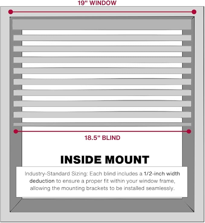 LOTUS & WINDOWARE Cordless Mini Blind, Window Blinds - Image 4