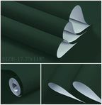 Dimoon 236''x17.7'' Dark Green Peel and Stick Wallpaper Contact Paper Modern - Image 2