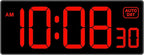 Soobest LED Digital Wall Clock, Large Digital Clock Bold Numbers by Soobest